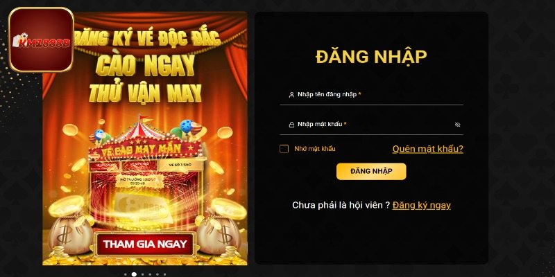 Hướng dẫn đăng nhập KM1888B chi tiết